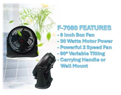 Image showing 7 th Optimus 8 in. Turbo High Performance Air Circulator