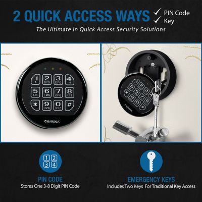 Image showing 6 th Barska 1.91 cu. ft Keypad Fireproof Jewelry Safe