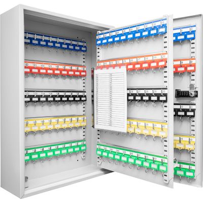 Image showing  200-Position Key Cabinet Lock Box - Combination Lock, Adjustable Numbered Hooks