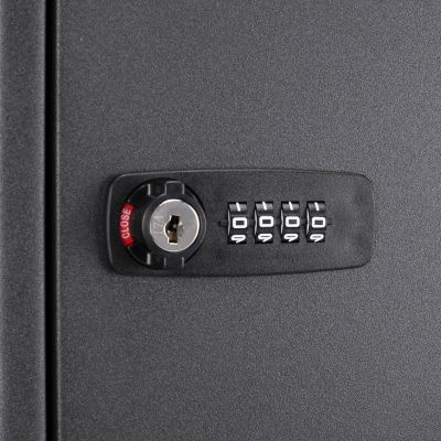Image showing  100 Capacity Adjustable Key Cabinet with Combination & Key Lock