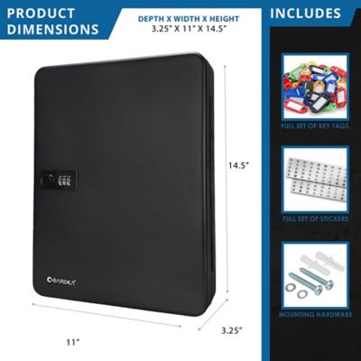 Image showing 6 th Barska 156 Capacity Fixed Position Key Cabinet with Combination Lock
