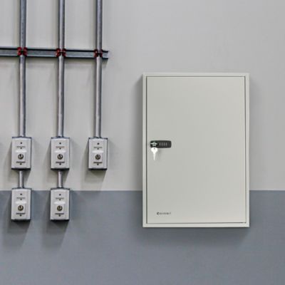 Image showing 9 th Barska 160 Capacity Fixed Position Key Cabinet with Combination & Key Lock