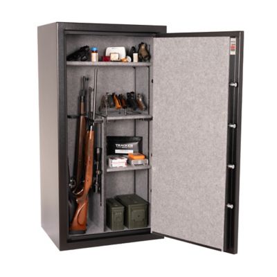 Image showing  26 Gun Safe, Mechanical Dial Lock, 30 Minute Fire Rating, Black