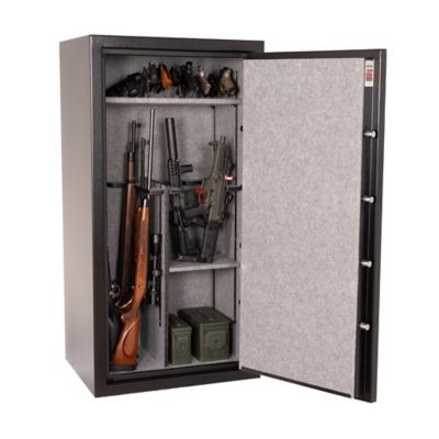 Image showing  26 Gun Safe, Mechanical Dial Lock, 30 Minute Fire Rating, Black