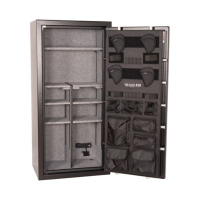 Image showing 5 th Tracker Safe 20 Gun Safe, Mechanical Dial Lock, 60 Minute Fire Rating, Black