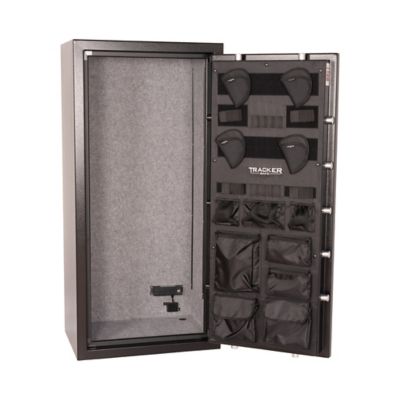 Image showing 7 th Tracker Safe 20 Gun Safe, Mechanical Dial Lock, 60 Minute Fire Rating, Black