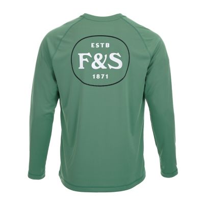 Field & Stream Men's Sun Defender Overcast Raglan Solid Crew Neck Long-Sleeve T-Shirt