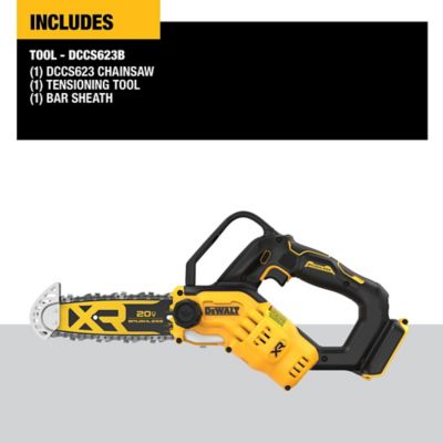 Image showing 1 th DEWALT 20V 8 in. Pruning Chainsaw Tool Only
