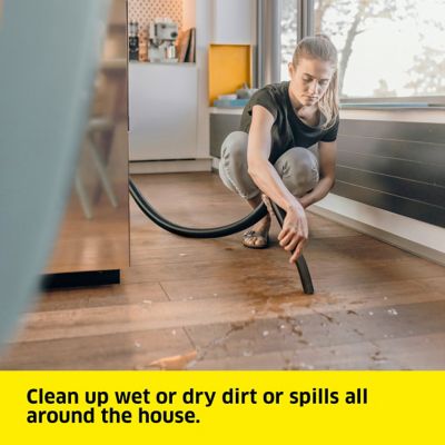 Image showing  Shop Vacuum WD 4, 5.3 gal, 3.8 Peak HP, 33 ft. Reach, Blower Function, Heavy Duty, Crevice Tool, Floor Nozzle