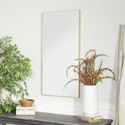 Harper & Willow Wooden Room Wall Mirror with Thin Frame