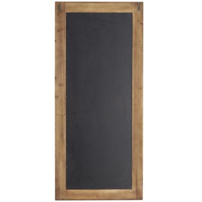 Image showing 3 th Harper & Willow Wood Washed Beaded Tall Room Wall Mirror