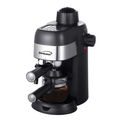 Image showing 6 th Brentwood Appliances 4-Cup Stainless Steel Espresso and Cappuccino Maker Machine
