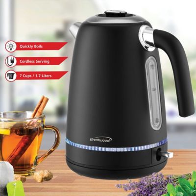 Image showing 6 th Brentwood Appliances 7-Cup Cordless Electric Stainless Steel Kettle