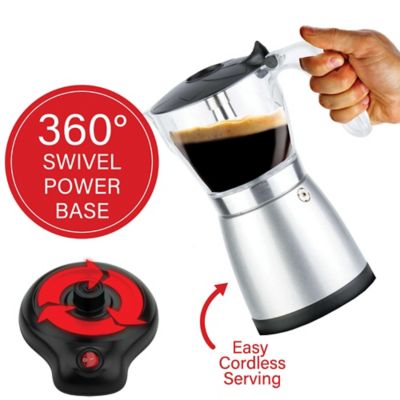 Image showing  6-Cup Electric Moka Pot Espresso Machine