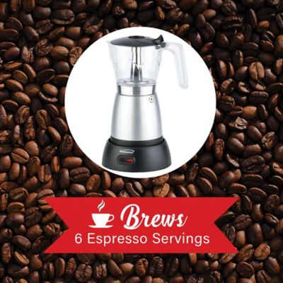 Image showing  6-Cup Electric Moka Pot Espresso Machine