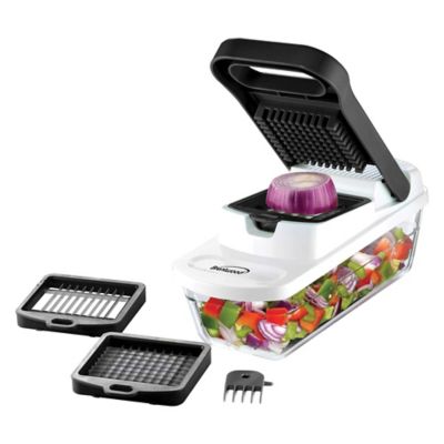 Image showing  Pro Food Chopper and Vegetable Dicer with 6.3-Cup Storage Container and Stainless Steel Blades
