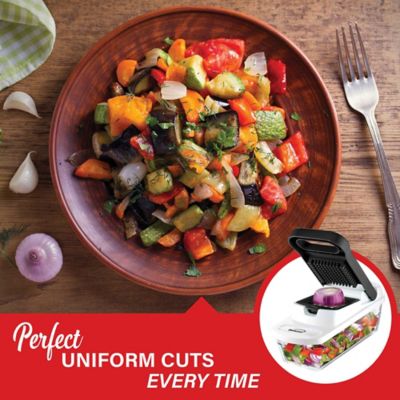 Image showing  Pro Food Chopper and Vegetable Dicer with 6.3-Cup Storage Container and Stainless Steel Blades