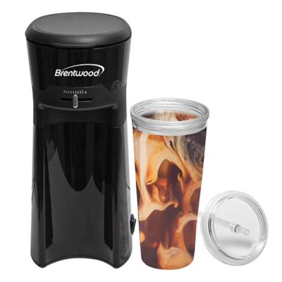 Image showing  Single-Serve Iced Coffee and Tea Maker with 20-Oz. Insulated Tumbler and Reusable Filter