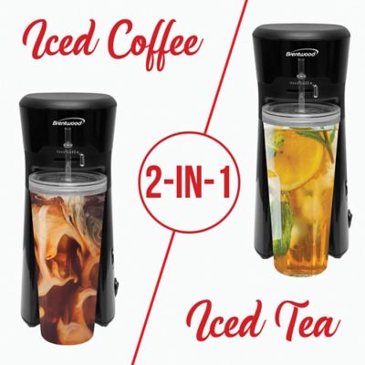 Image showing  Single-Serve Iced Coffee and Tea Maker with 20-Oz. Insulated Tumbler and Reusable Filter