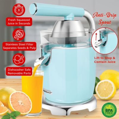 Image showing  1-Speed Electric Citrus Juicer with 2 Cones and Stainless Steel Lever