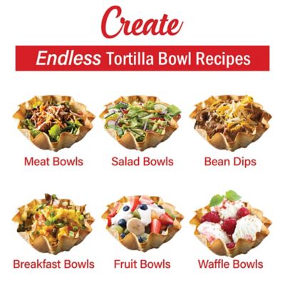 Image showing 6 th Brentwood Appliances 10-In. Electric Tortilla Taco Bowl Maker