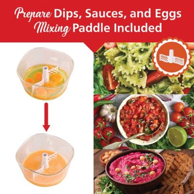 Image showing  Food Processor with 8-Cup Storage Container, Stainless Steel Blades, and Paddle Mixer