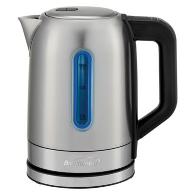 Image showing  1.79-Qt. Cordless Digital Stainless Steel Kettle with 5 Temperature Presets and Swivel Base