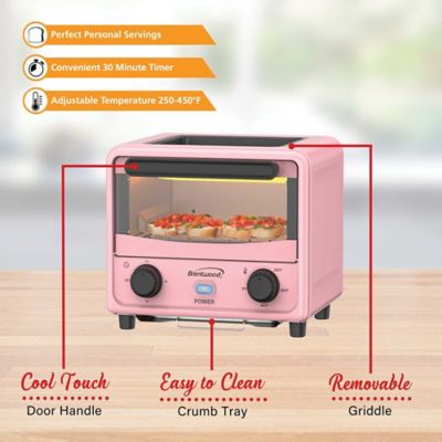 Image showing  183-Cu. In. (3-L) Stainless Steel Mini Toaster Oven