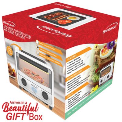 Image showing  183-Cu. In. (3-L) Stainless Steel Mini Toaster Oven