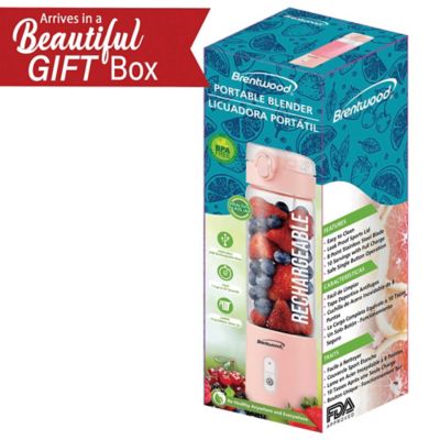 Image showing  17-Oz. Portable Battery-Operated USB-Chargeable Glass Blender