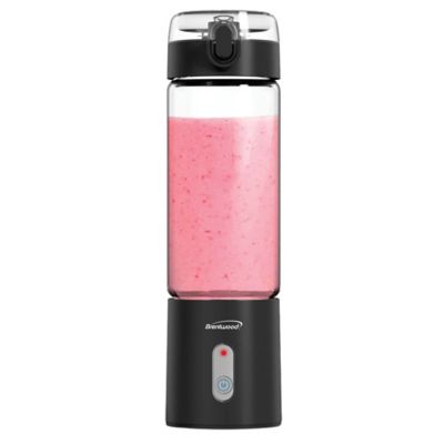 Image showing 2 th Brentwood Appliances 17-Oz. Portable Battery-Operated USB-Chargeable Glass Blender