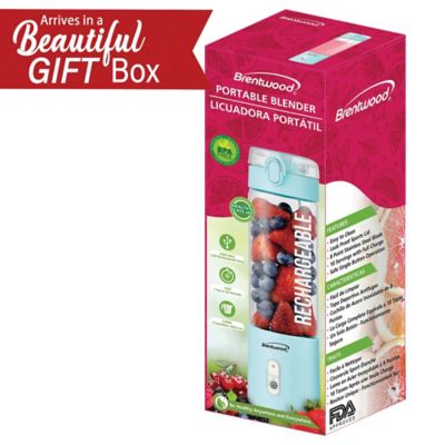 Image showing 1 th Brentwood Appliances 17-Oz. Portable Battery-Operated USB-Chargeable Glass Blender