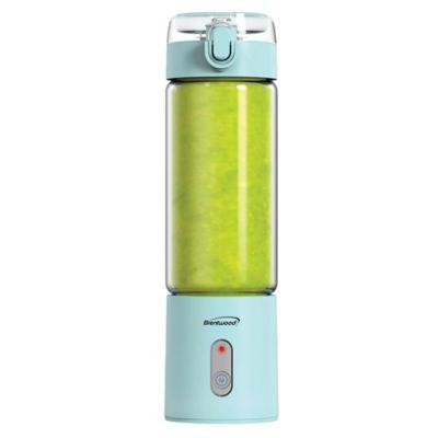 Image showing 2 th Brentwood Appliances 17-Oz. Portable Battery-Operated USB-Chargeable Glass Blender