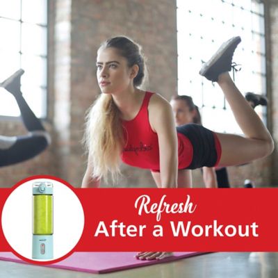 Image showing 4 th Brentwood Appliances 17-Oz. Portable Battery-Operated USB-Chargeable Glass Blender