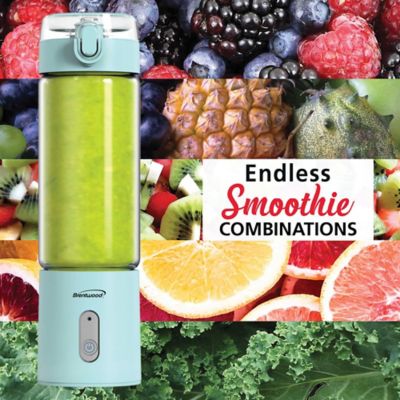 Image showing 5 th Brentwood Appliances 17-Oz. Portable Battery-Operated USB-Chargeable Glass Blender
