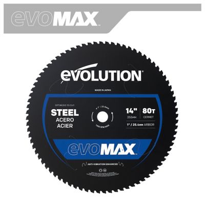 Evolution EVOMAX Mild Steel Optimized 14 in. Chop Saw Blade