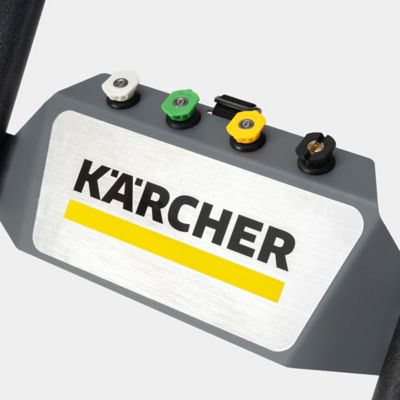 Image showing Karcher 3600 PSI 2.6 GPM G 3600 P Triplex/Crankshaft Pump Gas Power Pressure Washer with 4 Nozzle Attachments