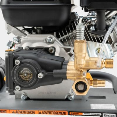 Image showing  3400 PSI 2.5 GPM G 3400 P Triplex/Crankshaft Pump Gas Power Pressure Washer with 4 Nozzle Attachments