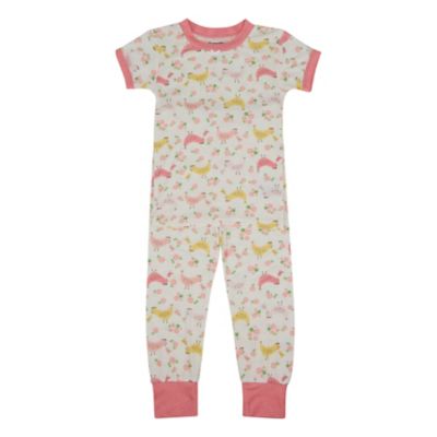Rugged Bear Girls' Farm Bamboo Pajamas