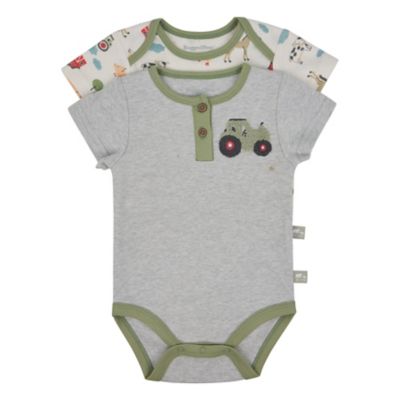 Rugged Bear Farm 2 pk. Bodysuit Boy