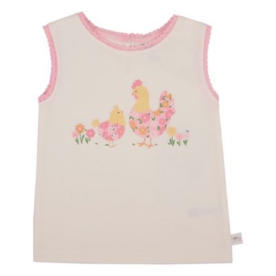 Rugged Bear Little Girls' Chick Tank Top