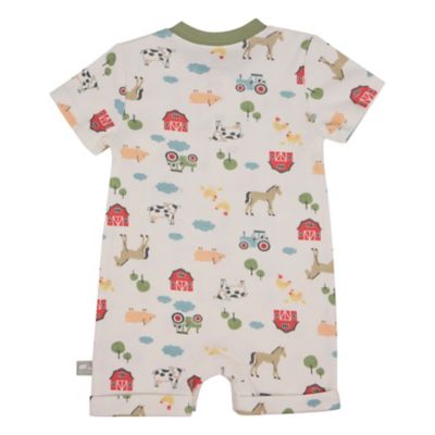 Image showing  Infant Green Farm Romper