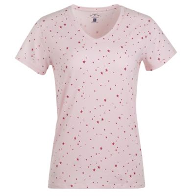 Image showing  Women's Printed V-Neck Short-Sleeve T-Shirt