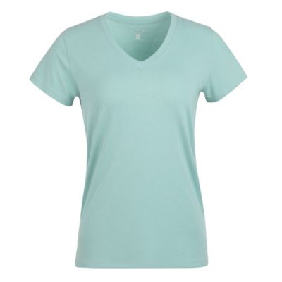 Blue Mountain Women's V-Neck Short-Sleeve T-Shirt