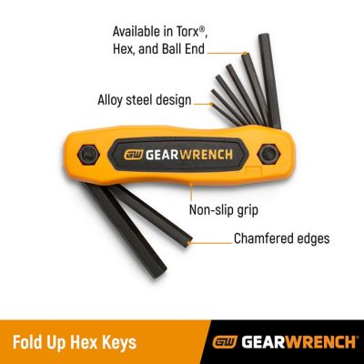Image showing  25 pc. SAE/Metric/Torx Folding Hex Key Set