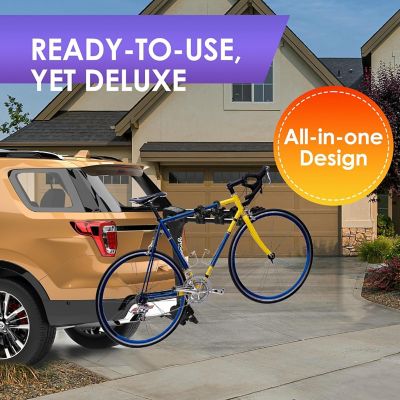 Image showing  4-Bike Hitch Rack, Easy Fold, 120 lb. Capacity