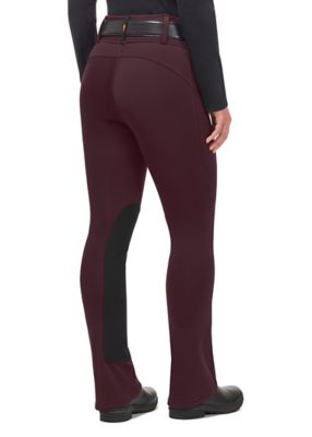 Image showing  Women's Sit Tight Wind Pro Knee Patch Winter Bootcut Riding Tight