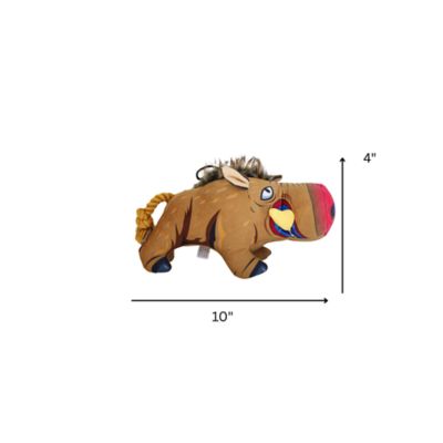 Image showing  Prairie Boar Plush Dog Toy