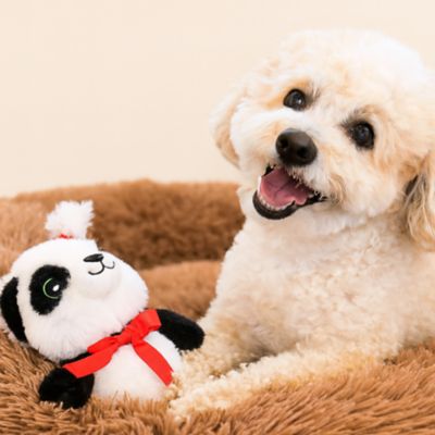 Image showing  Holiday Baby Panda Plush Dog Toy