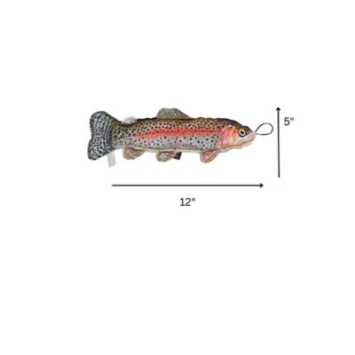 Image showing  Rainbow Trout Plush Dog Toy